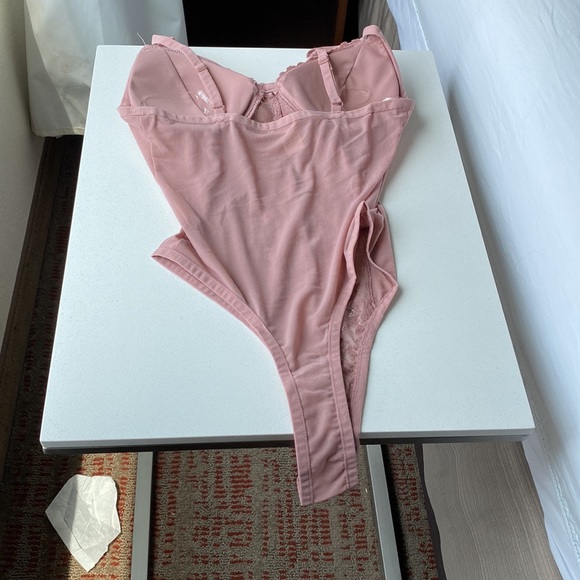 Hold Me Closer Lace Teddy - Rose - Picture 7 of 9